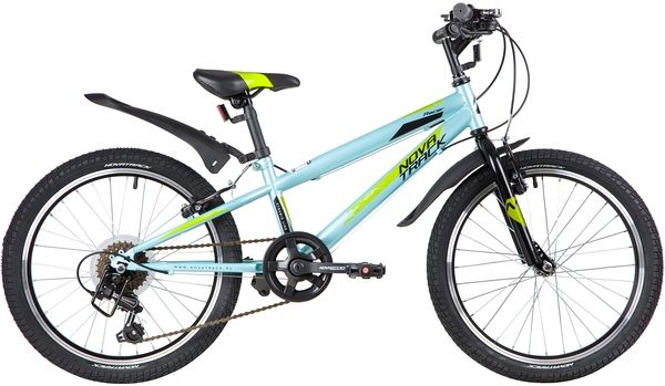 Велосипед NOVATRACK 20" RACER, голубой, сталь, 6 скор., Microshift TS38-6/Shimano, V-Brake                                                                                                                                                                