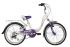 Велосипед NOVATRACK 20" BUTTERFLY сталь, белый-фиолет., 6-скор, TY21/RS35/SG-6SI, V-brake, багажник                                                                                                                                                       
