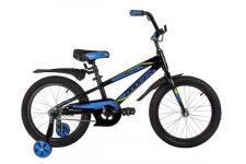 Велосипед NOVATRACK 18" DODGER алюм.,чёрный, тормоз нож, короткие крылья, защита цепи А-тип                                                                                                                                                               