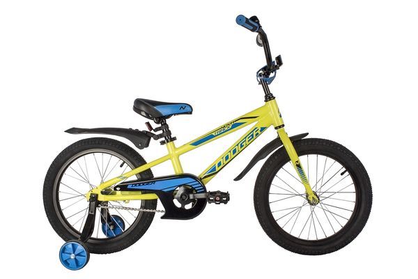 Велосипед NOVATRACK 18" DODGER алюм., зелёный, тормоз нож, короткие крылья, защита цепи А-тип                                                                                                                                                             
