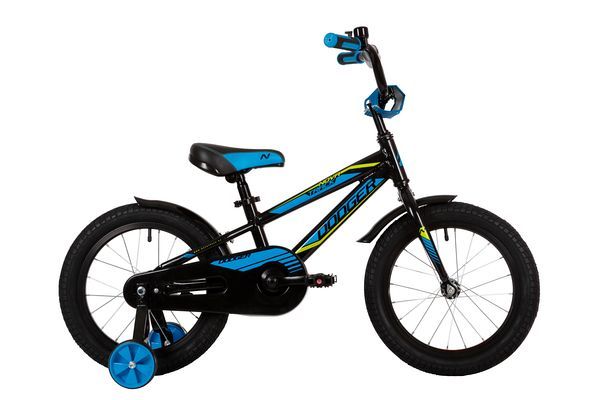 Велосипед NOVATRACK 16" DODGER алюм.,чёрный, тормоз нож, короткие крылья, полная защита цепи                                                                                                                                                              