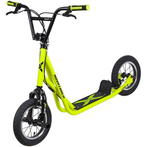 Самокат для детей NOVATRACK STAMP N1 Extreme Line,c гироротором и пегами для эк                                                                                                                                                                           