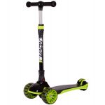 Самокат для детей Novatrack RainBow, складной, широкие свет.колеса PU пер.120*50  задн.80*24,ватер с                                                                                                                                                      