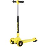 Самокат Novatrack RainBow, складной механизм на руле, широкие свет.колеса PU п                                                                                                                                                                            