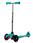 Самокат для детей Novatrack Disco-kids Start, свет.колеса PU пер.120*24  задн.76*24мм, эргоно                                                                                                                                                             